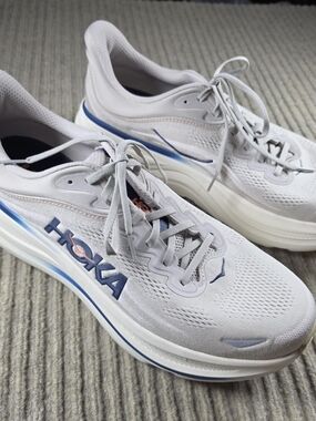 Hoka Bondi 9 (men) Stucco / Grout Sz 14. Worn 1 Time.  Excellent Condition.